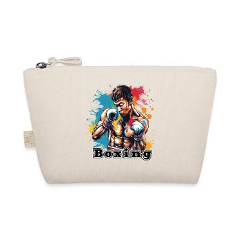 Boxer / Sports / Fight / Arena / Boxing Ring / Fists - Organic Pouch - nature - Front