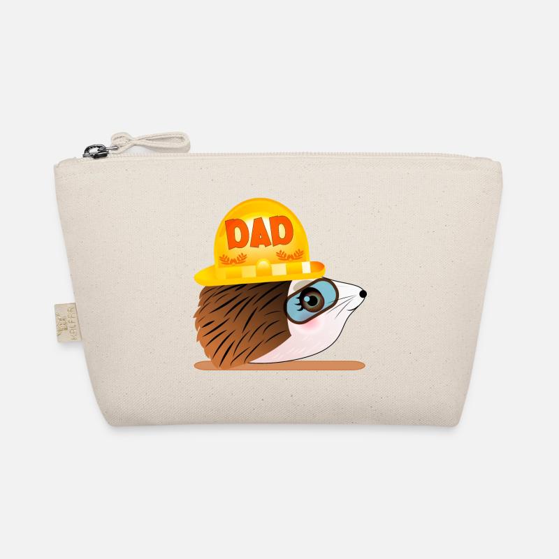 Hedgehog Dad - Construction Organic Pouch