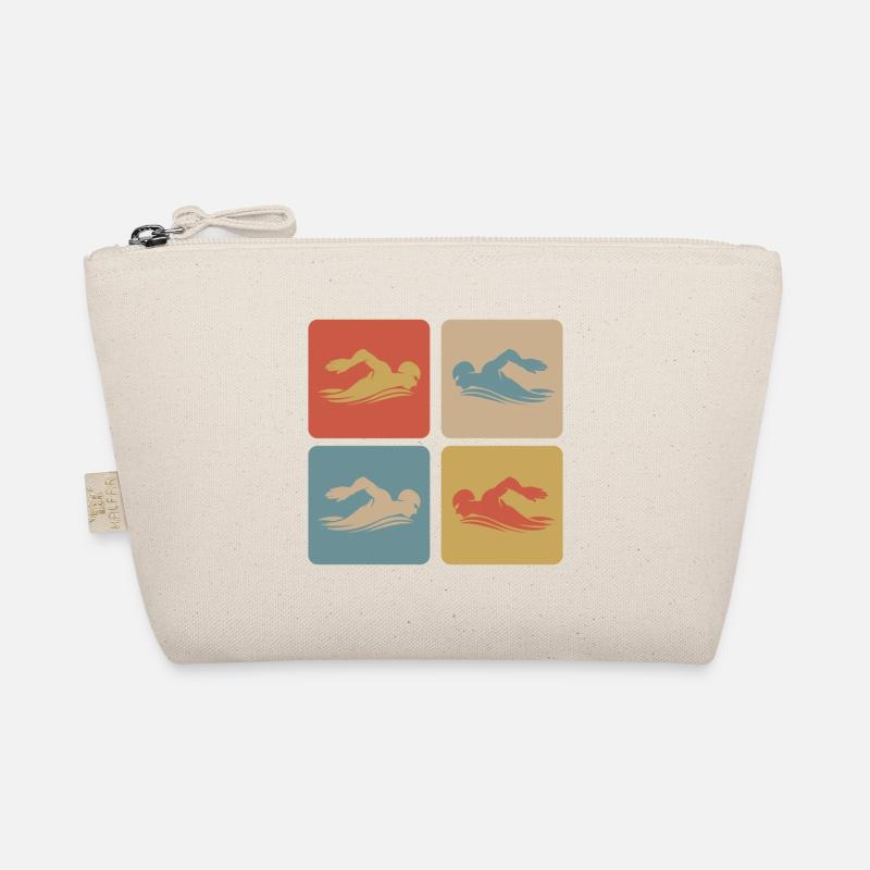 Schwimmen Design Bio-Täschchen