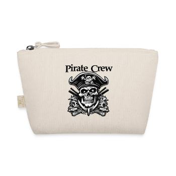 Pirat / Ahoi / Anker / Kapitän / Totenkopf / Rum - Bio-Täschchen - Natur - Vorne