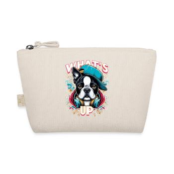 Boston Terrier Gangster Que se passe-t-il cadeau pour chien - Trousse biologique - nature - Devant
