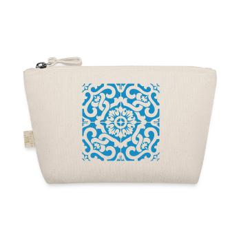 Portugal Blue Tiles 1 - Organic Pouch - nature - Front