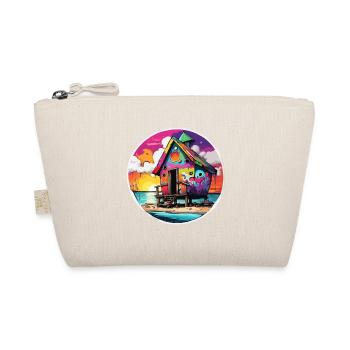 Lakeside House / Cabin / Lake / Mountains / Nature /Forest - Organic Pouch - nature - Front