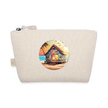 Lakeside House / Cabin / Lake / Mountains / Nature /Forest - Organic Pouch - nature - Front