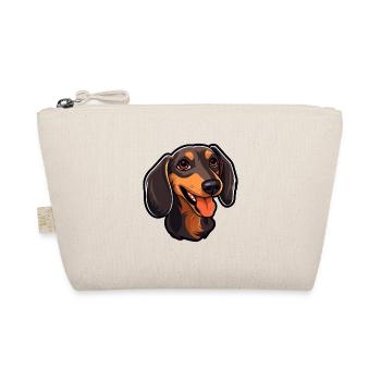 Teckel chien race aquarelle dessin animé Kawaii Clip - Trousse biologique - nature - Devant