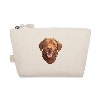 Chesapeake Bay Retriever Dog Breed Watercolor Cart - Organic Pouch - nature - Front