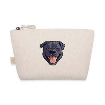 Cane Corso Dog Breed Watercolor Cartoon Kawaii Cli - Organic Pouch - nature - Front
