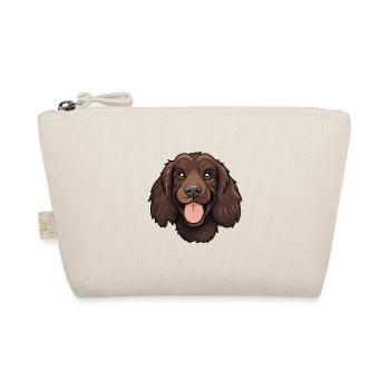 Boykin Spaniel Hunderasse Aquarell Karikatur Kawaii - Bio-Täschchen - Natur - Vorne
