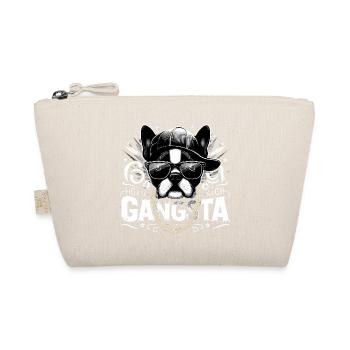Boston Terrier Gangsta Gangster chien cadeau - Trousse biologique - nature - Devant
