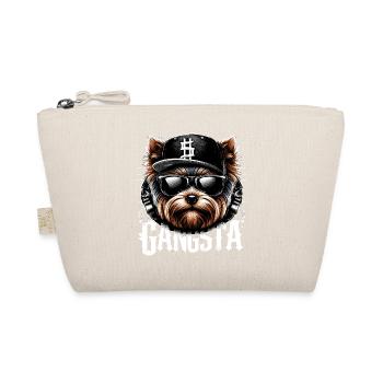 Yorkshire Terrier Yorkie Gangsta Gangster Hund Ges - Bio-Täschchen - Natur - Vorne