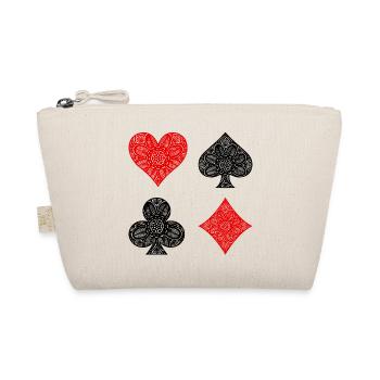 Casino Poker Card Game Gambling Poker - Organic Pouch - nature - Front