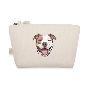 Pitbull Dog Breed Watercolor Cartoon Kawaii Clipar - Organic Pouch - nature - Front
