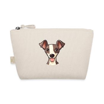 Lévrier italien chien race aquarelle dessin animé Kaw - Trousse biologique - nature - Devant