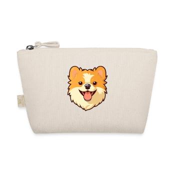 Pommersche Hunderasse Aquarell Karikatur Kawaii Cli - Bio-Täschchen - Natur - Vorne