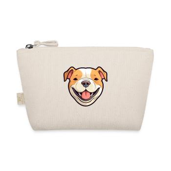 Pitbull Dog Breed Watercolor Cartoon Kawaii Clipar - Organic Pouch - nature - Front