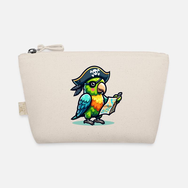 Pirate Parrot: Winged Buccaneer of the Map Organic Pouch