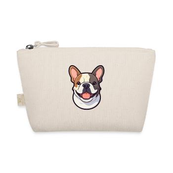 Bouledogue Français race chien aquarelle dessin animé Kawaii - Trousse biologique - nature - Devant