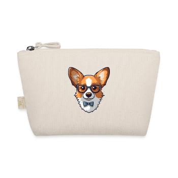 Corgi chien race aquarelle dessin animé Kawaii lunettes - Trousse biologique - nature - Devant