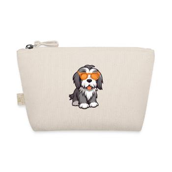 Bearded Collie chien race aquarelle dessin animé Kawaii - Trousse biologique - nature - Devant