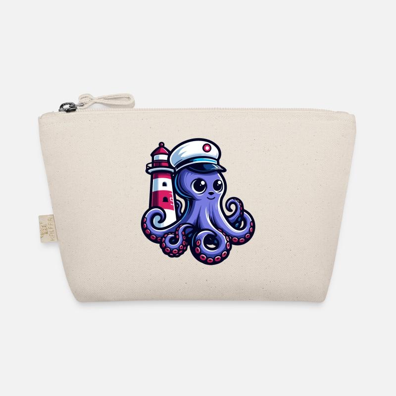 Octo-Navigator: Guiding Light of the Seas Organic Pouch