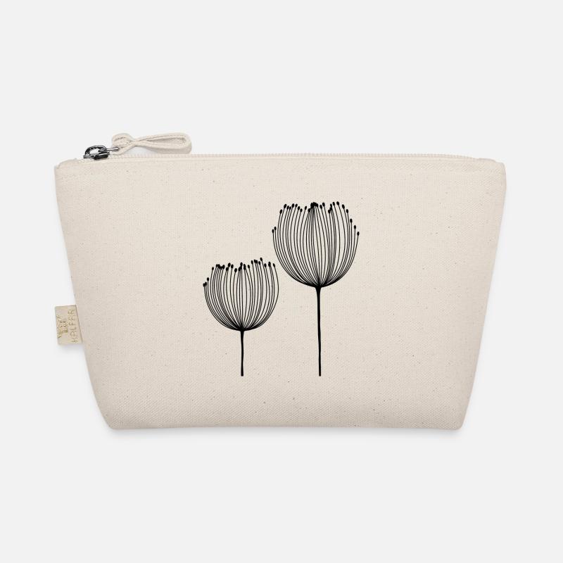 Floral Duo - Bio-Täschchen - Natur