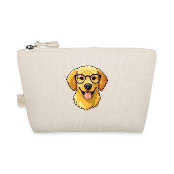 Golden Retriever chien race aquarelle dessin animé Kawa - Trousse biologique - nature - Devant