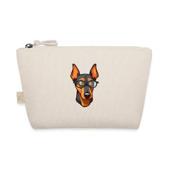 Doberman chien race aquarelle dessin animé Kawaii verre - Trousse biologique - nature - Devant