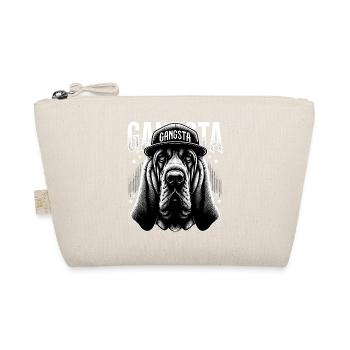 Bloodhound Gangsta Gangster Dog Gift - Organic Pouch - nature - Front