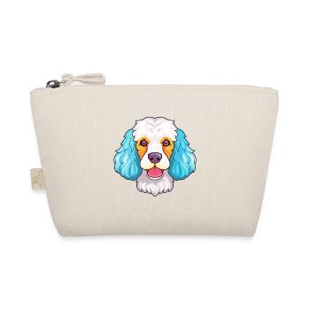 Caniche chien race aquarelle dessin animé kawaii colorfu - Trousse biologique - nature - Devant