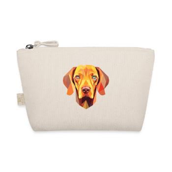 Vizsla Dog Breed Watercolor Cartoon Kawaii Colorfu - Organic Pouch - nature - Front