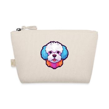 Bichon Frise chien race aquarelle dessin animé Kawaii C - Trousse biologique - nature - Devant