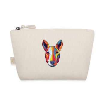 Bull Terrier miniature chien race aquarelle Cartoo - Trousse biologique - nature - Devant