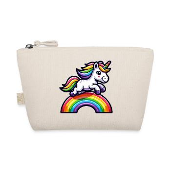 Radiant Rainbow Unicorn: Die magische Stute - Bio-Täschchen - Natur - Vorne