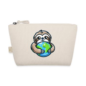 Embrace the Earth Sloth - Organic Pouch - nature - Front
