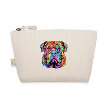 Shar Pei Hunderasse Aquarell Karikatur Kawaii Farbe - Bio-Täschchen - Natur - Vorne