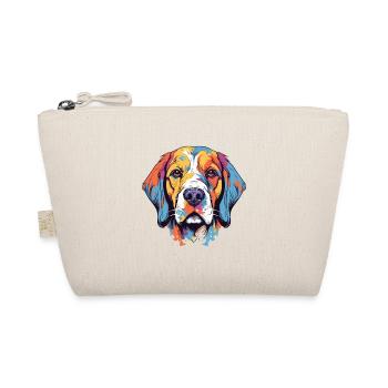 Grande race de chien des Pyrénées aquarelle dessin animé Kawaii - Trousse biologique - nature - Devant