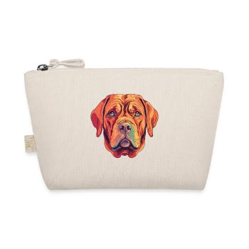 Bordeauxdoggen Hunderasse Aquarell Karikatur Ka - Bio-Täschchen - Natur - Vorne