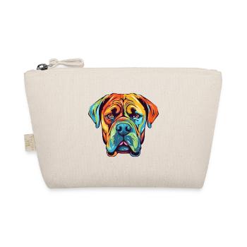 Boerboel Dog Breed Watercolor Cartoon Kawaii Color - Organic Pouch - nature - Front
