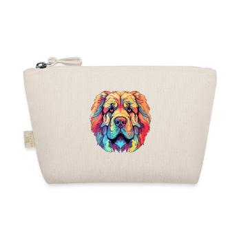 Leonberg chien race aquarelle dessin animé Kawaii Col - Trousse biologique - nature - Devant