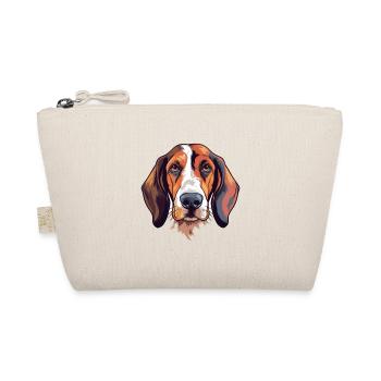 Treeing Walker Coonhound Dog Breed Watercolor Cart - Organic Pouch - nature - Front