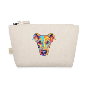 Windhund Hunderasse Aquarell Karikatur Kawaii Colo - Bio-Täschchen - Natur - Vorne