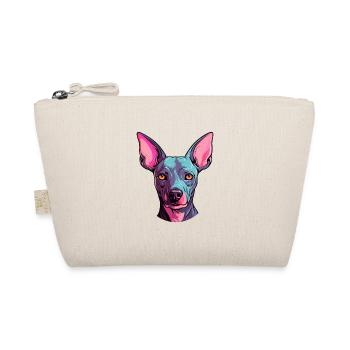 American Hairless Terrier chien race aquarelle voiture - Trousse biologique - nature - Devant