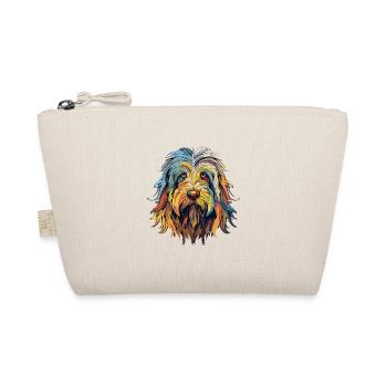 Bergamasco Hunderasse Aquarell Karikatur Kawaii Col - Bio-Täschchen - Natur - Vorne