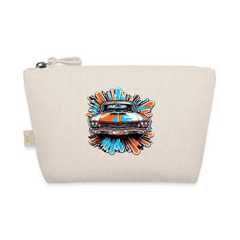 Car / Vehicle / Passenger Car / Mobile / Old Timer / Driving - Organic Pouch - nature - Front