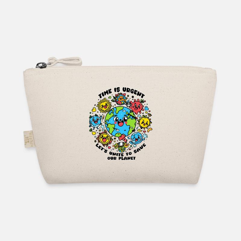 TIME IS URGENT, LET'S UNITE TO SAVE OUR PLANET Organic Pouch