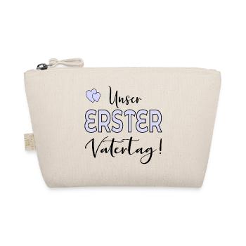 UNSER ERSTER VATERTAG BABY PAPA - Bio-Täschchen - Natur - Vorne