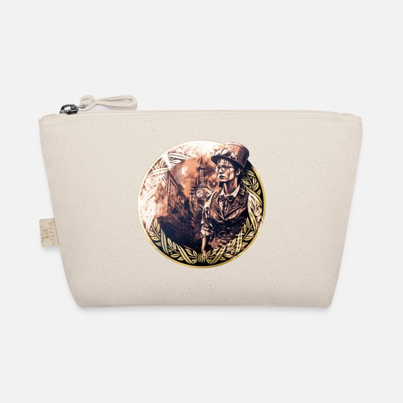 steampunked lady Organic Pouch
