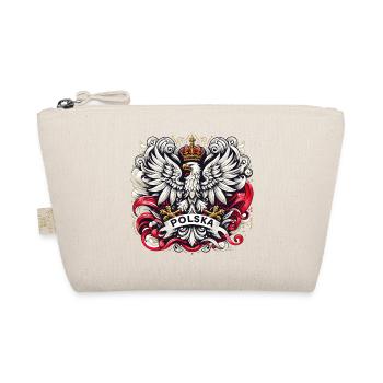 Pologne Polska Armoiries polonaises Drapeau de l’aigle Cadeau - Trousse biologique - nature - Devant