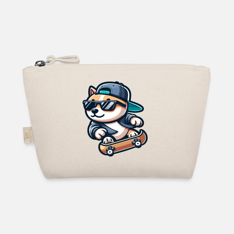 Corgi Boarder: The Skating Sidekick Organic Pouch