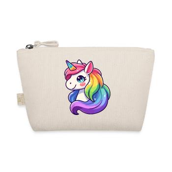 Radiant Rainbow Unicorn: The Mythical Mare - Organic Pouch - nature - Front